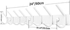 WEBI Coat Rack Wall Mount, 8 Hooks, Coat Hanger Wall, Hook Rack, Jacket Hooks - Image 3