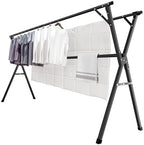 JAUREE 95 Inches Clothes Drying Rack, Drying Rack Clothing Folding Indoor by JAUREE