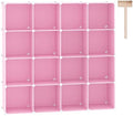 C&AHOME 16 Cube Storage Organizer Cube Shelves Units Storage Cubes by CAHOME