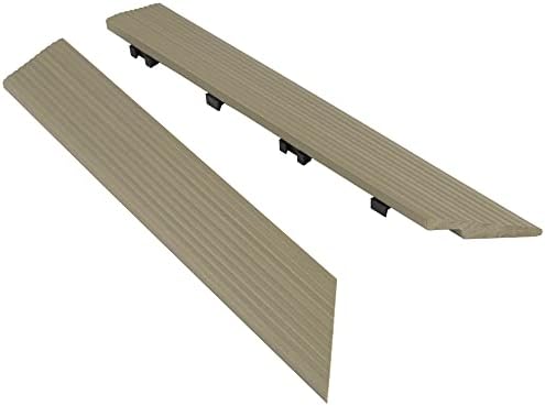 NewTechWood 1/6 ft. x 1 ft. Quick Deck Composite Deck Tile Outside Corner - Image 2