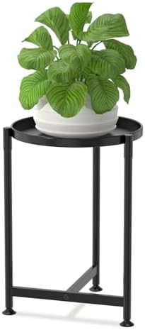 LASZOLA Metal Small Plant Stand Indoor Tall by LASZOLA