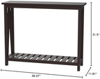 ChooChoo Farmhouse Console Table, Narrow Sofa Table - Image 2