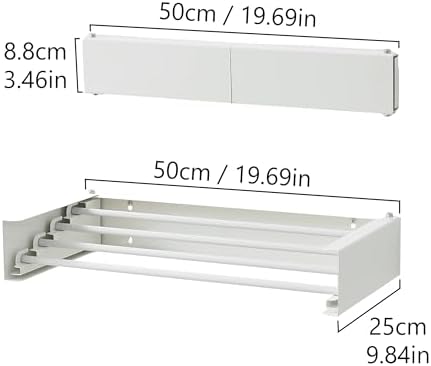 RFOUO Wall Mounted Clothes Drying Rack - Image 3