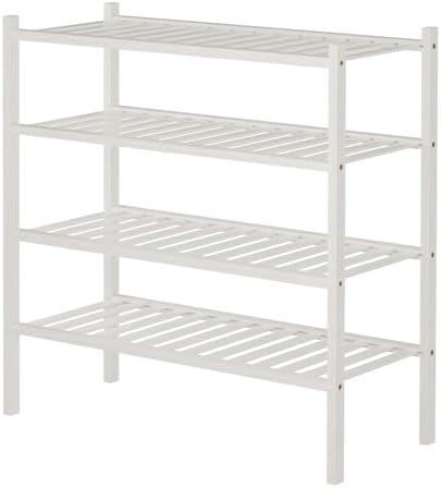 ROMGUAR CRAFT 4 Tier Bamboo Shoe Rack - Image 6