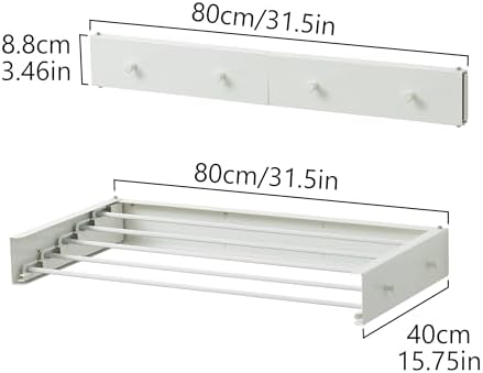 RFOUO Wall Mounted Clothes Drying Rack - Image 3