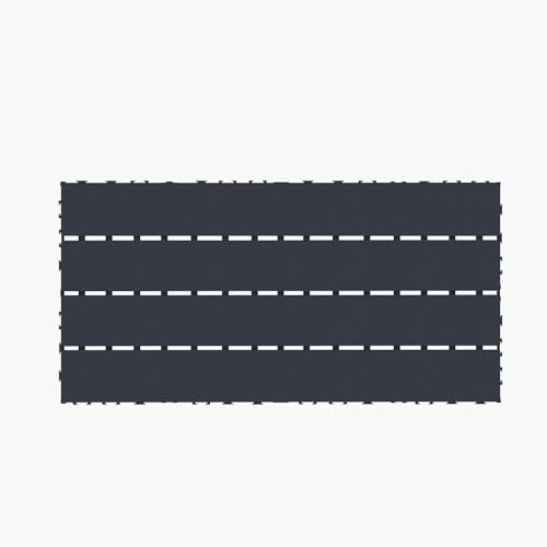 Ball & Cast Plastic Interlocking Deck Tiles, Lengthen 24"x12"Patio Floor Tiles - Image 3