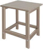 GARDENSTAR Outdoor Side Tables Adirondack, HDPE Small Table by GARDENSTAR