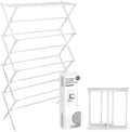 ZOES HOMEWARE 4-Tier Clothes Drying Rack, 4ft High Foldable Drying Rack Clothing by ZOESHOMEWARE