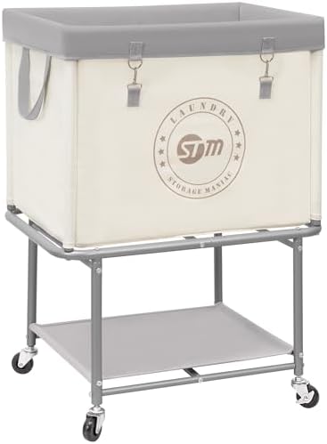 STORAGE MANIAC Rolling Laundry Cart by STORAGEMANIAC