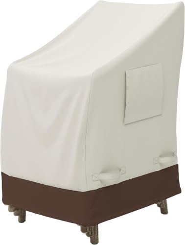 Amazon Basics Outdoor Stackable Chairs Cover, Waterproof, Weather Resistant by AmazonBasics