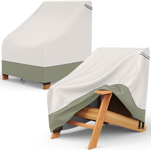 AKEfit Patio Adirondack Chair Covers 2 Pack by AKEfit