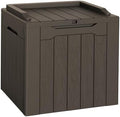 Flamaker Deck Box 31 Gallon Waterproof Resin Small Storage Box by Flamaker