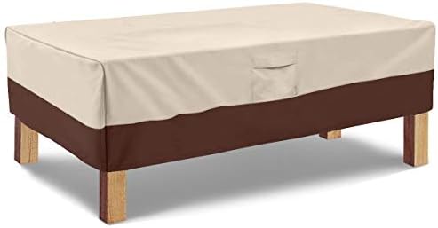 Outdoor Coffee Table Cover, Patio Table Furniture Cover Waterproof Rectangle by VAILGE