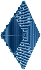 Swisstrax Ribtrax PRO Garage Floor Tiles, Island Blue - Image 2