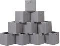 Foldable Storage Cubes Bins, 11 Inch Cloth Storage Cube Fabric Storage Box by NieEnjoy