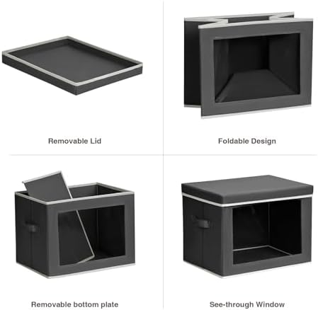 Homsorout Stackable Storage Bins - Image 7