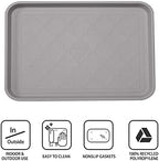 WATANIYA PET Boot Tray for Entryway Indoor, Heavy Duty Shoe Mat Tray 2 Packs - Image 2