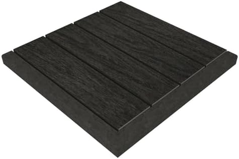 NewTechWood 1 in. x 1 ft. Quick Deck Composite Deck Tile Outside Corner Trim by NewTechWood