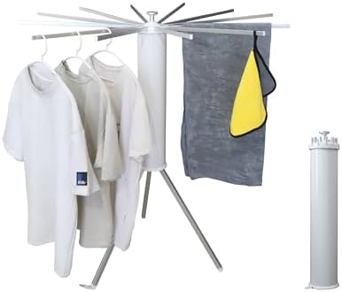 RFOUO Foldable Clothes Drying Rack Tripod by RFOUO