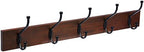 Amazon Basics Rectangular Farmhouse Wall-Mounted Coat Rack by AmazonBasics
