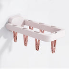 Wall Mounted Drying Rack with 7 Hidden Clips by Rxuiael