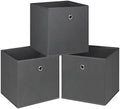 Foldable Storage Cubes Bins, 11 Inch Cloth Storage Cube Fabric Storage Box by NieEnjoy