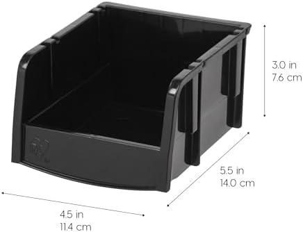 IRIS USA 24-Pack, Extra Small Stackable Storage Bins - Image 4
