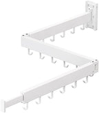 ZdwCyl Clothes Drying Rack, Laundry Space Saver Wall Mounted, Retractable by ZdwCyl