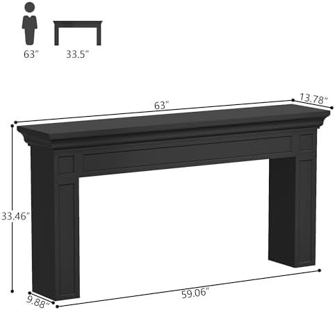 Loomie 63" Long Console Tables for Entryway - Image 2