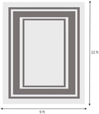 RURALITY Outdoor Rug 9x12 Feet Waterproof - Image 2