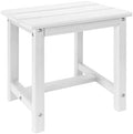 GARDENSTAR Adirondack Square Side Table, one-Tier Outdoor end Table, Patio Side by GARDENSTAR