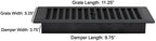 Decor Grates PL410-BLK 4-Inch by 10-Inch Plastic Floor Register - Image 5