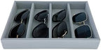 Sunglasses Eyewear Watch Tray Gray Velvet Stackable Organizer Premium Quality - Image 7