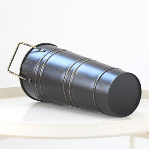Round Umbrella Bucket, Metal Umbrella Holder - Image 4