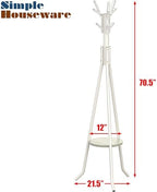 Simple Houseware Freestanding Coat Rack - Image 6
