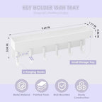 VIS'V Key Holder Wall Mount, Adhesive Key Rack - Image 5