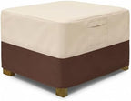 Vailge Patio Ottoman Cover Rectangular, Outdoor Ottoman Cover Waterproof by VAILGE