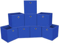 Foldable Storage Cubes Bins, 11 Inch Cloth Storage Cube Fabric Storage Box by NieEnjoy