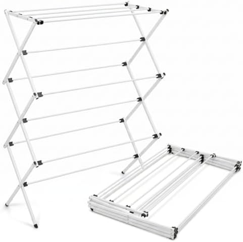 Honey-Can-Do Oversized Clothes Drying Rack, Extra-Wide 35", 50 lb - Image 2