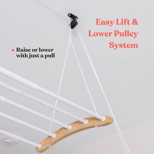 Ceiling Mounted Drying Racks for Laundry-Space-Saving Ceiling Clothes Drying - Image 5