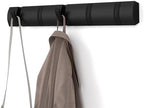 Umbra Flip Coat Rack, Wall Mounted 5-Hook Space Saving by Umbra
