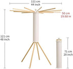 LEQ Clothes Drying Rack Foldable, Indoor Drying Rack Clothing - Image 2