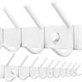 WEBI Coat Rack Wall Mounted, 10 Hooks, Coat Hanger Wall, Hook Rack, Jacket Hooks by WEBI