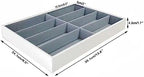 Premium Quality Sunglasses Tray Organizer Display PU Leather Exterior Soft - Image 5