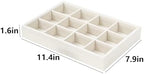 Beige 12Grid Bedside Organizer - Image 6