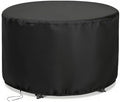 Round Patio Bar Height Table and Chair Cover by Jungdaoutdoorfurniturecover