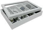 See-Through Cover for Grey Velvet Stackable Organizer Premium Quality Stackable - Image 3