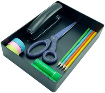 Amazon Basics Rectangular Plastic Desk Organizer - Image 4