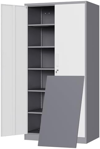 Yizosh Metal Storage Cabinet by Yizosh