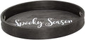 Elegant Designs HG2013-BKS Halloween Decoration Decorative 13.75'' Round Wood by ElegantDesigns